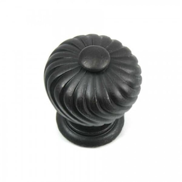Strategic Brands 1.25 in. Oil Rubbed Bronze Nickel French Twist Cabinet Knob 83913 - main